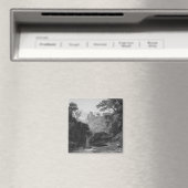 Aussicht auf das Schloss Roslin Magnet (In Situ (Geschirrspüler))