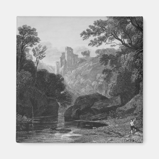 Aussicht auf das Schloss Roslin Magnet (Vorne)
