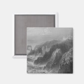 Aussicht auf das Schloss Slaines, in der Nähe von  Magnet (Vorderseite/Rückseite)