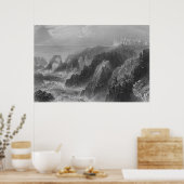 Aussicht auf das Schloss Slaines, in der Nähe von Poster (Küche)