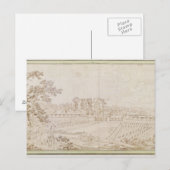 Aussicht auf das Schloss von Celle-Saint-Cloud, c. Postkarte (Vorne/Hinten)