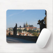 Aussicht auf das Schloss von der Karlsbrücke in Pr Mousepad (Mit Mouse)
