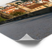 Aussicht auf das Schloss von der Karlsbrücke in Pr Poster (Ecke)