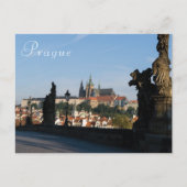 Aussicht auf das Schloss von der Karlsbrücke in Pr Postkarte (Vorderseite)