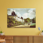 Aussicht auf das Schloss von Malmaison Leinwanddruck (Insitu (Wohnzimmer))