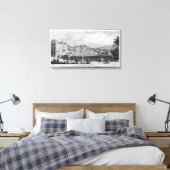 Aussicht auf das Schloss von Meudon Leinwanddruck (Insitu (Schlafzimmer))