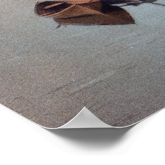 Aussicht auf das Segelboot von Utah Lake Provo, AB Poster (Ecke)