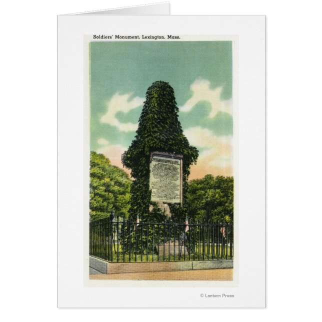 Aussicht auf das Soldaten-Denkmal (Vorne)