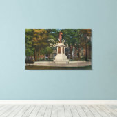 Aussicht auf das Soldaten-Denkmal Leinwanddruck (Insitu (Holzboden))