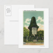 Aussicht auf das Soldaten-Denkmal Postkarte (Vorne/Hinten)