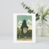 Aussicht auf das Soldaten-Denkmal Postkarte (Stehend Vorderseite)