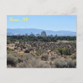 Aussicht auf das Stadtzentrum von Reno, Nevada Postkarte (Vorderseite)