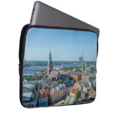 Aussicht auf das Stadtzentrum von Riga von oben Laptopschutzhülle (Vorne Rechts)