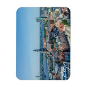 Aussicht auf das Stadtzentrum von Riga von oben Magnet (Vertikal)