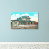 Aussicht auf das Südpazifiklager Santa Rosa, CA Leinwanddruck (Insitu (Holzboden))