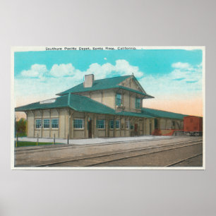 Aussicht auf das Südpazifiklager Santa Rosa, CA Poster
