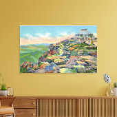 Aussicht auf das Summit House, Aufzug Terminal Leinwanddruck (Insitu (Wohnzimmer))