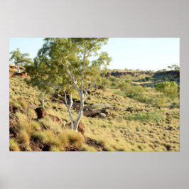 Aussicht auf das Tal Poster