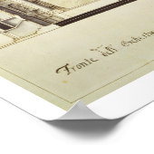 Aussicht auf das Theater am Canale Grande Poster (Ecke)