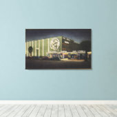 Aussicht auf das Theater Earl Carroll - Restaurant Leinwanddruck (Insitu (Holzboden))