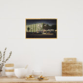 Aussicht auf das Theater Earl Carroll - Restaurant Poster (Küche)