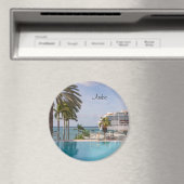 Aussicht auf das Ufer von Aruba Magnet (In Situ (Geschirrspüler))