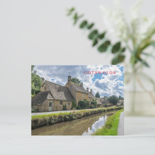 Aussicht auf das untere Schlachtdorf auf Postkarte (Stehend Vorderseite)