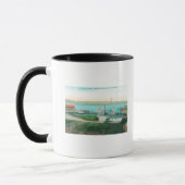 Aussicht auf das Vallejo Waterfront und die Mare I Tasse (Links)