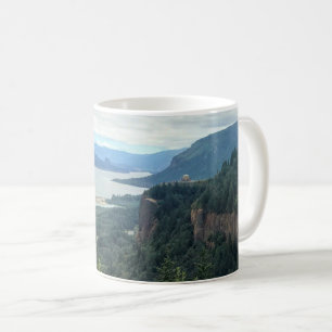 Aussicht auf das Vista House, Oregon Kaffeetasse