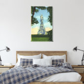 Aussicht auf das Vorväter-Denkmal # 2 Leinwanddruck (Insitu (Schlafzimmer))