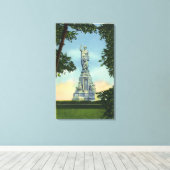 Aussicht auf das Vorväter-Denkmal # 2 Leinwanddruck (Insitu (Holzboden))