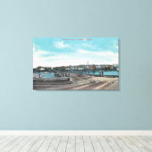 Aussicht auf das Wasser Leinwanddruck (Insitu (Holzboden))