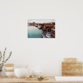 Aussicht auf das Wasser Poster (Küche)