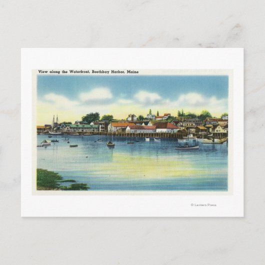 Aussicht auf das Wasser Postkarte (Vorderseite)