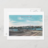 Aussicht auf das Wasser Postkarte (Vorne/Hinten)