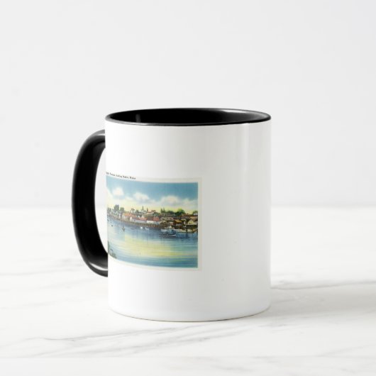 Aussicht auf das Wasser Tasse (Vorderseite Links)