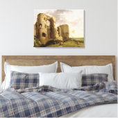 Aussicht auf das West Gate of Pevensey Castle, Sus Leinwanddruck (Insitu (Schlafzimmer))