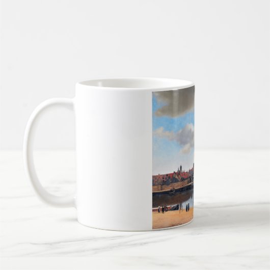 Aussicht auf Delft, Johannes Vermeer, 1659-1660 Kaffeetasse (Links)