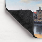 Aussicht auf Delft, Johannes Vermeer, 1659-1660 Mousepad (Ecke)