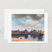 Aussicht auf Delft, Johannes Vermeer, 1659-1660 Postkarte (Vorne/Hinten)