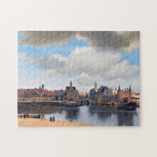 Aussicht auf Delft, Johannes Vermeer, 1659-1660 Puzzle (Horizontal)