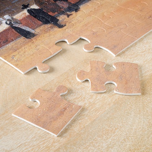 Aussicht auf Delft, Johannes Vermeer, 1659-1660 Puzzle (Seite)