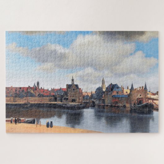 Aussicht auf Delft, Johannes Vermeer, 1659-1660 Puzzle (Horizontal)