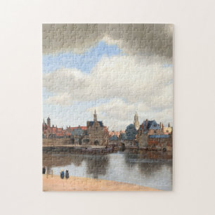 Aussicht auf Delft von Johannes Vermeer 1660 Puzzle