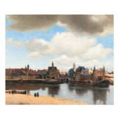 Aussicht auf Delft von Johannes Vermeer Fotodruck (Vorne)