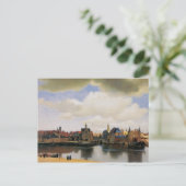 Aussicht auf Delft von Johannes Vermeer Postkarte (Stehend Vorderseite)