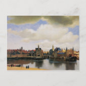 Aussicht auf Delft von Johannes Vermeer Postkarte (Vorderseite)