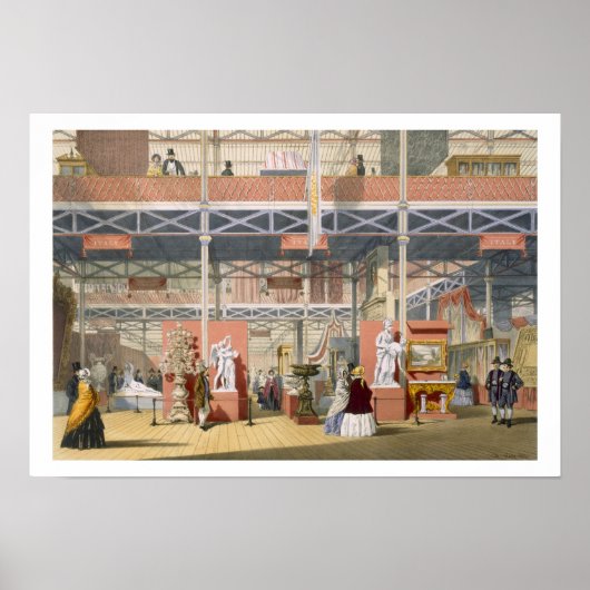 Aussicht auf den Abschnitt Italien der Großen Auss Poster (Vorne)