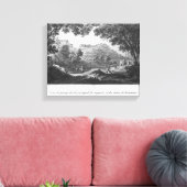 Aussicht auf den als La Sanguese bekannten Turm Leinwanddruck (Insitu (Wohnzimmer))