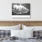 Aussicht auf den als La Sanguese bekannten Turm Leinwanddruck (Insitu (Schlafzimmer))